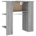 Mueble de recibidor madera ingeniería gris Sonoma 97,5x37x99 cm