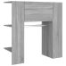 Mueble de recibidor madera ingeniería gris Sonoma 97,5x37x99 cm