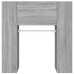 Mueble de recibidor madera ingeniería gris Sonoma 97,5x37x99 cm