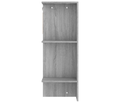 Mueble de recibidor madera ingeniería gris Sonoma 97,5x37x99 cm