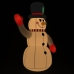 Muñeco de nieve hinchable con LED 120 cm