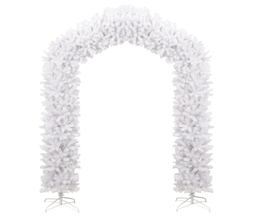 Árbol de Navidad en arco blanco 270 cm