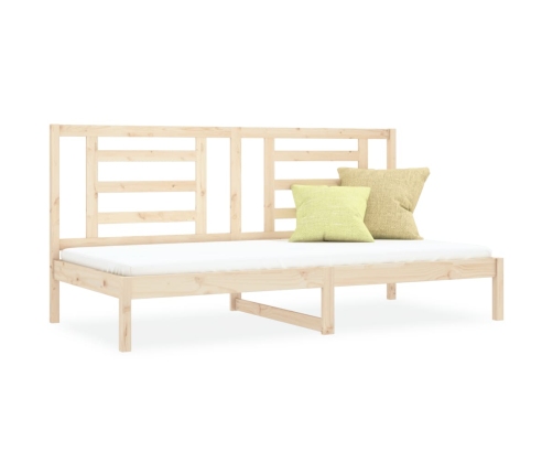 Sofá cama sin colchón madera maciza de pino 90x200 cm