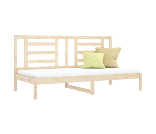 Sofá cama sin colchón madera maciza de pino 90x200 cm