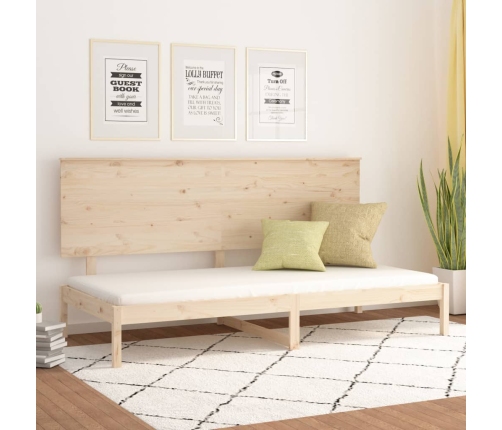 Sofá cama sin colchón madera maciza de pino 90x200 cm