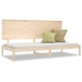 Sofá cama sin colchón madera maciza de pino 80x200 cm