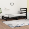 Sofá cama extraíble sin colchón negro 2x(90x200) cm