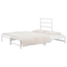 Sofá cama extraíble sin colchón blanco 2x(90x190) cm