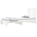 Sofá cama extraíble sin colchón blanco 2x(90x200) cm