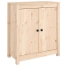 Aparador 2 uds de madera maciza de pino 70x35x80 cm