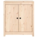 Aparador 2 uds de madera maciza de pino 70x35x80 cm