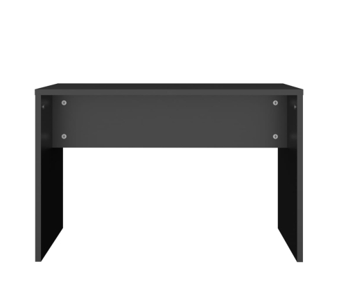 Juego de muebles de tocador negro 86,5x35x136 cm