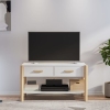 Mueble para TV madera contrachapada blanco 82x38x45 cm