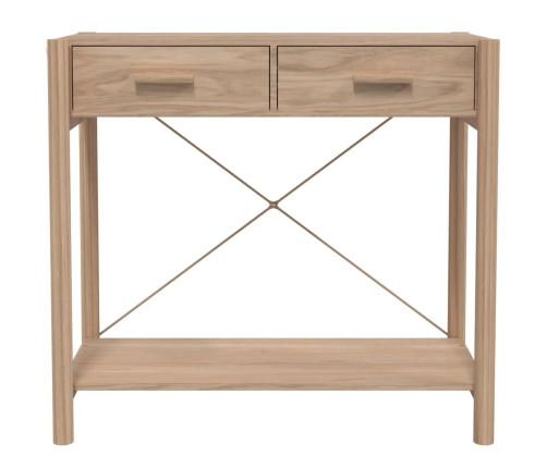 Mesa consola de madera contrachapada 82x38x75 cm