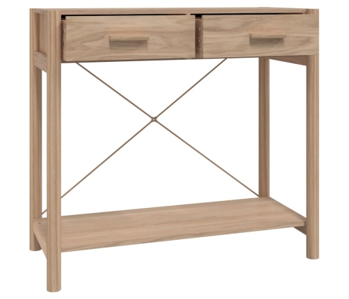 Mesa consola de madera contrachapada 82x38x75 cm