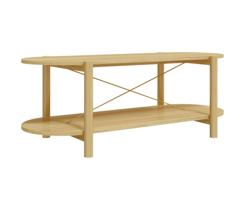 Mesa de centro madera contrachapada 110x48x40 cm