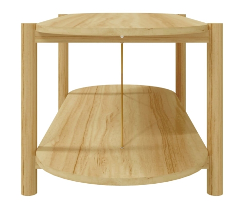 Mesa de centro madera contrachapada 110x48x40 cm