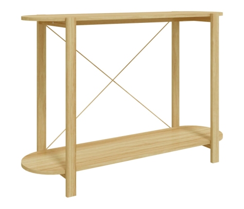 Mesa consola de madera contrachapada 110x38x75 cm