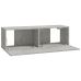 vidaXL Muebles de TV 4 piezas gris hormigón 100x30x30 cm