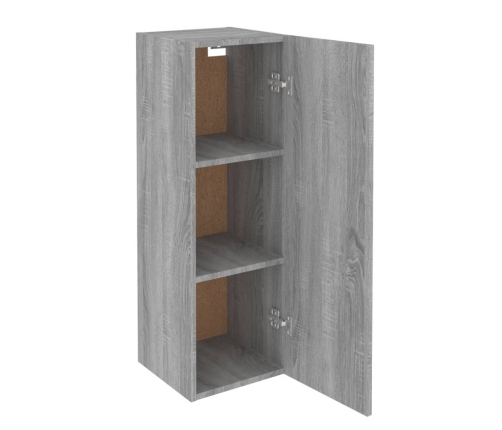 Set de muebles para TV 8 pzas madera contrachapada gris Sonoma