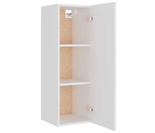 Set de muebles para TV 5 piezas madera contrachapada blanco