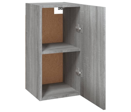 Set de muebles para TV 8 pzas madera contrachapada gris Sonoma