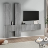 Mueble de pared para TV madera contrachapada gris sonoma