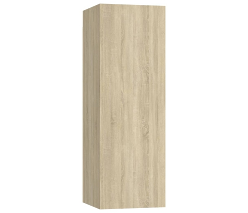 Mueble de pared para TV madera contrachapada color roble sonoma