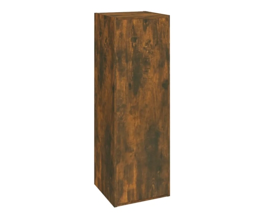 Mueble de pared para TV madera contrachapada roble ahumado