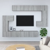 Mueble de pared para TV madera contrachapada gris sonoma