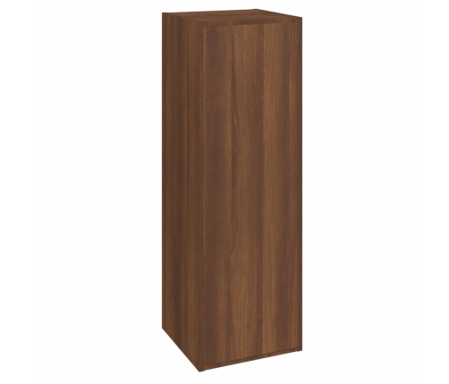 Mueble de pared para TV madera contrachapada roble marrón