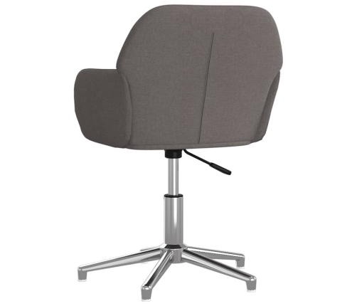 Silla de oficina giratoria tela gris oscuro