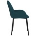 Sillas de comedor 2 unidades terciopelo azul