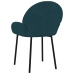 Sillas de comedor 2 unidades terciopelo azul