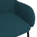 Sillas de comedor 2 unidades terciopelo azul