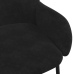 Sillas de comedor 2 unidades terciopelo negro
