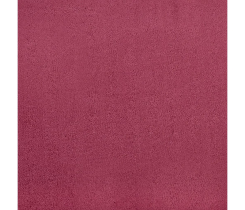 Sillas de comedor 2 unidades terciopelo rojo tinto