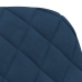 Sillas de comedor giratorias 2 uds terciopelo azul