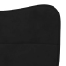 Sillas de comedor 2 unidades terciopelo negro