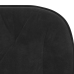 Sillas de comedor 2 unidades terciopelo negro
