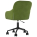 Silla de oficina giratoria de terciopelo verde claro