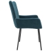 Sillas de comedor 2 unidades terciopelo azul