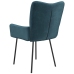 Sillas de comedor 2 unidades terciopelo azul