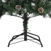 Árbol de Navidad artificial con soporte PVC verde 120 cm