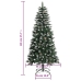 Árbol de Navidad artificial con soporte PVC verde 120 cm