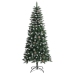 Árbol de Navidad artificial con soporte PVC verde 150 cm