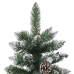 Árbol de Navidad artificial con soporte PVC verde 150 cm