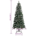 Árbol de Navidad artificial con soporte PVC verde 150 cm