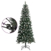 Árbol de Navidad artificial con soporte PVC verde 180 cm