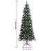 Árbol de Navidad artificial con soporte PVC verde 240 cm